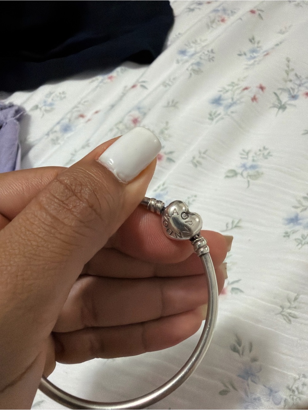 Pandora Silver Heart Clasp Bracelet